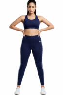 Navy Blue High Waist Active Leggings